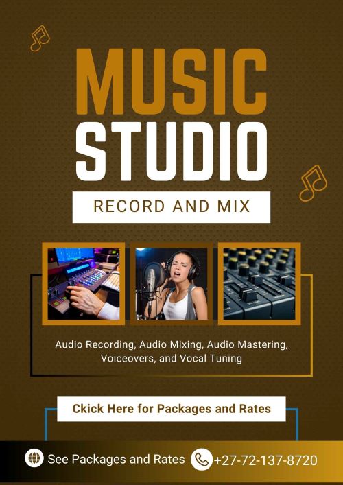 Contact Morgeez Studios for bookings and production arrangments